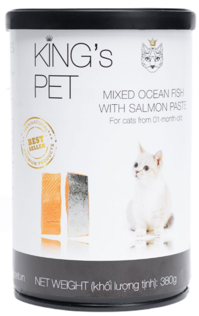 Pate cho chó mèo King's Pet - lon 380g