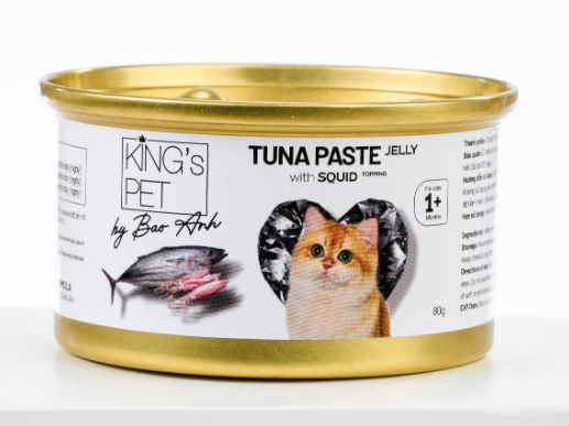 Pate cho chó mèo King's Pet - lon 380g
