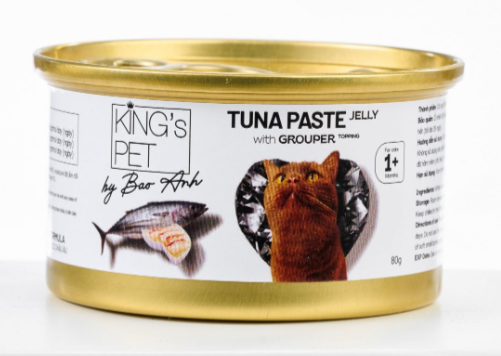 Pate cho chó mèo King's Pet - lon 380g