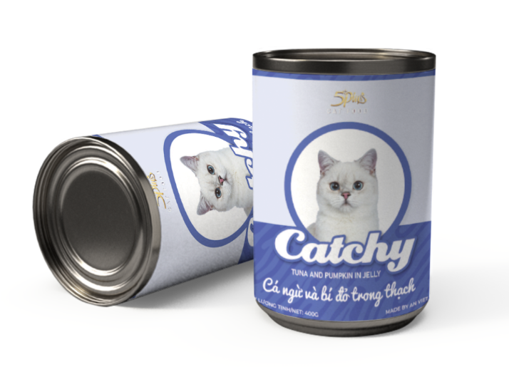 Pate Lon Catchy Jelly 400g Cho Mèo