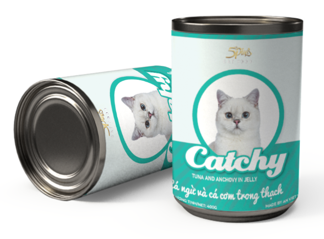 Pate Lon Catchy Jelly 400g Cho Mèo
