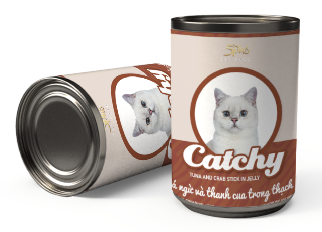 Pate Lon Catchy Jelly 400g Cho Mèo