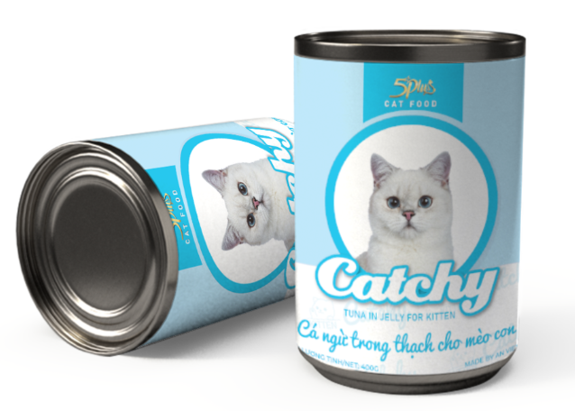 Pate Lon Catchy Jelly 400g Cho Mèo