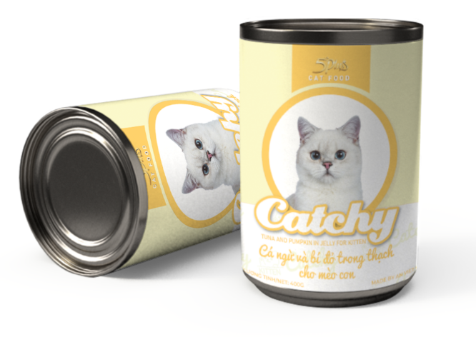 Pate Lon Catchy Jelly 400g Cho Mèo