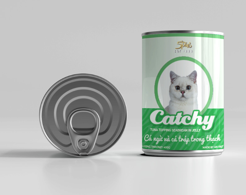 Pate Lon Catchy Jelly 400g Cho Mèo
