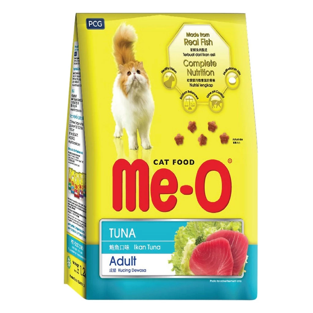 Hạt Mèo Me-O Adult Vị Cá Ngừ Cho Mèo Trưởng Thành