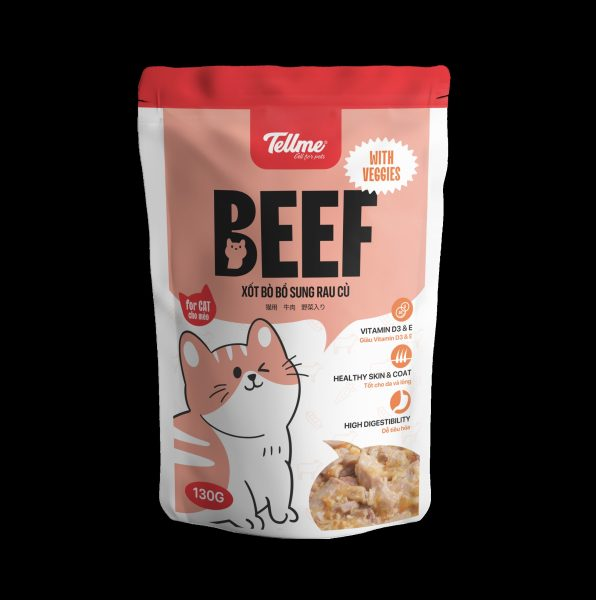 Pate cho mèo Tellme - gói 130g