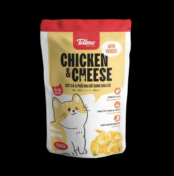 Pate cho mèo Tellme - gói 130g