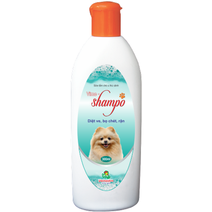 Sữa tắm ngừa ve rận cho chó mèo Vemedim - Chai 300ml