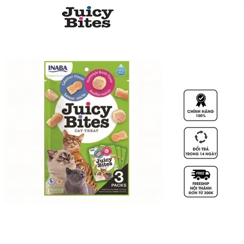 Bánh thưởng mềm cho Mèo INABA Juicy Bites - Nhiều vị
