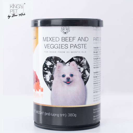 Pate cho chó mèo King's Pet - lon 380g