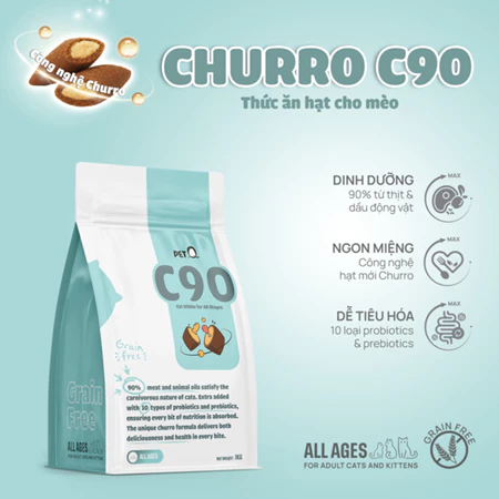 Hạt Churro PetQ C90