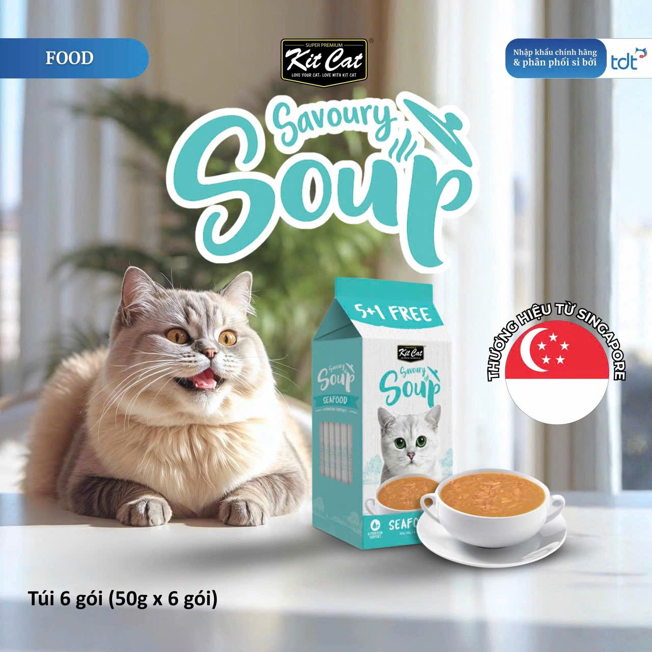 Súp Dinh dưỡng Kitcat cho mèo