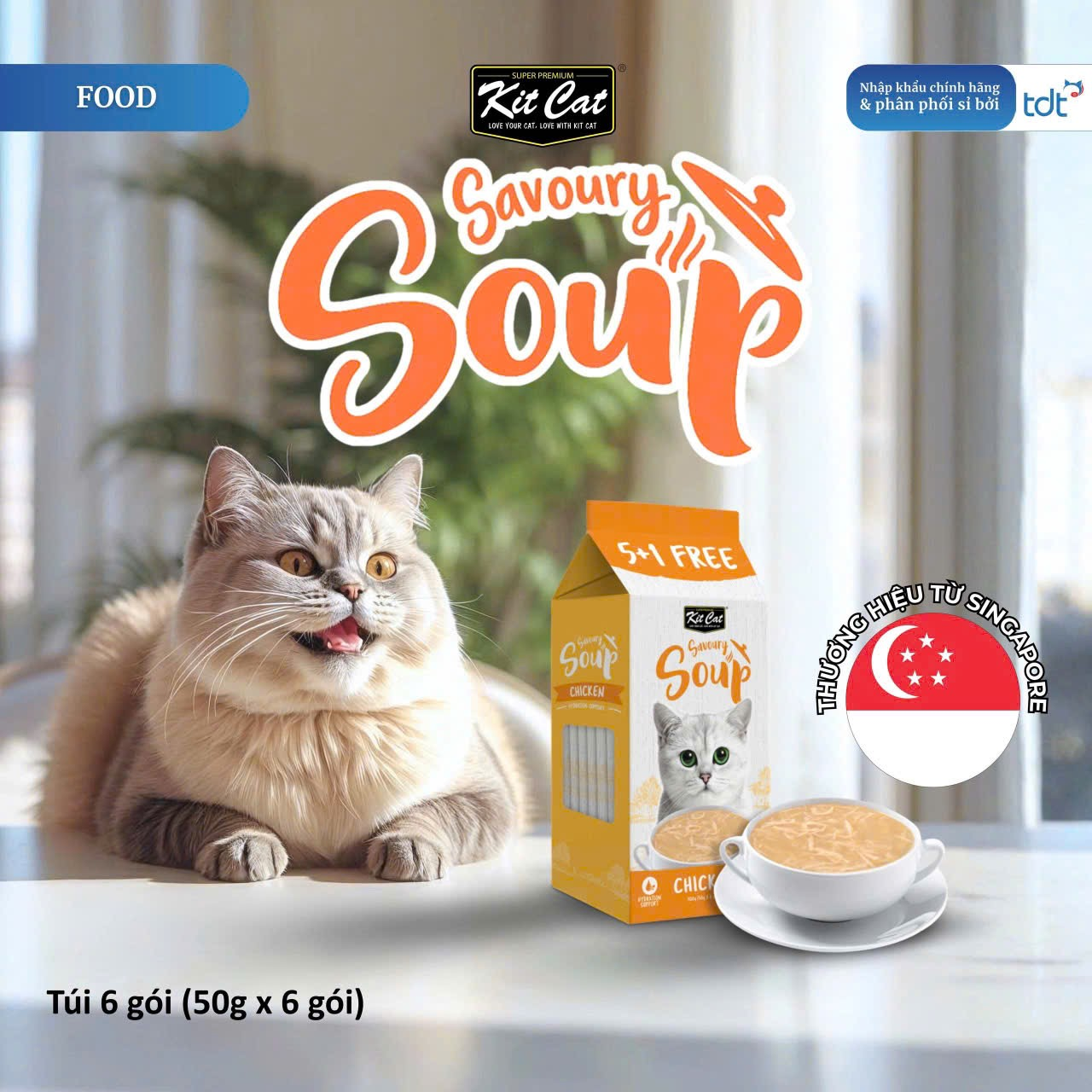 Súp Dinh dưỡng Kitcat cho mèo