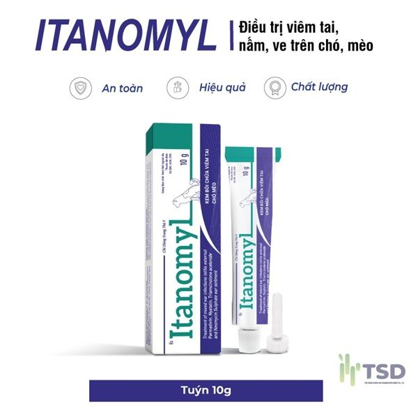 Thuốc trị rận tai , viêm tai Itanomy