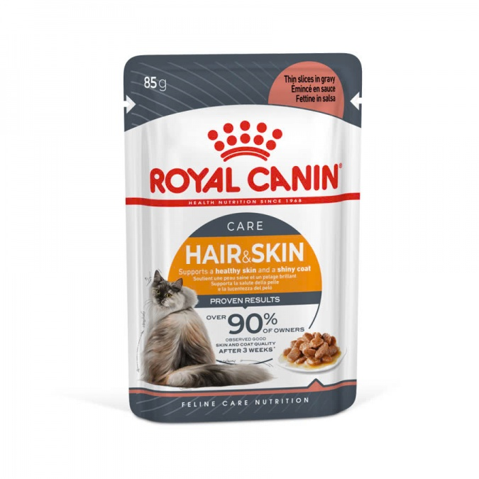 Pate Royal Canin Hair Skin cho mèo dưỡng lông 85g