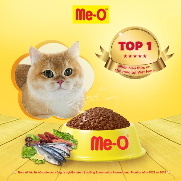 Hạt Me-O Adult Vị Hải Sản Cho Mèo Trưởng Thành