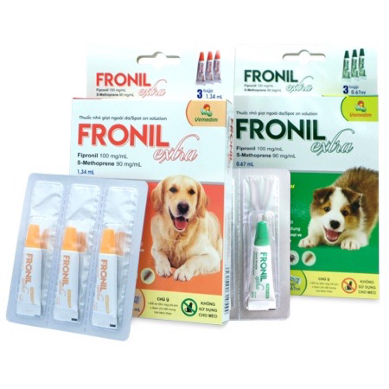 Thuốc nhỏ gáy diệt ve rận Fronil Extra dành cho chó