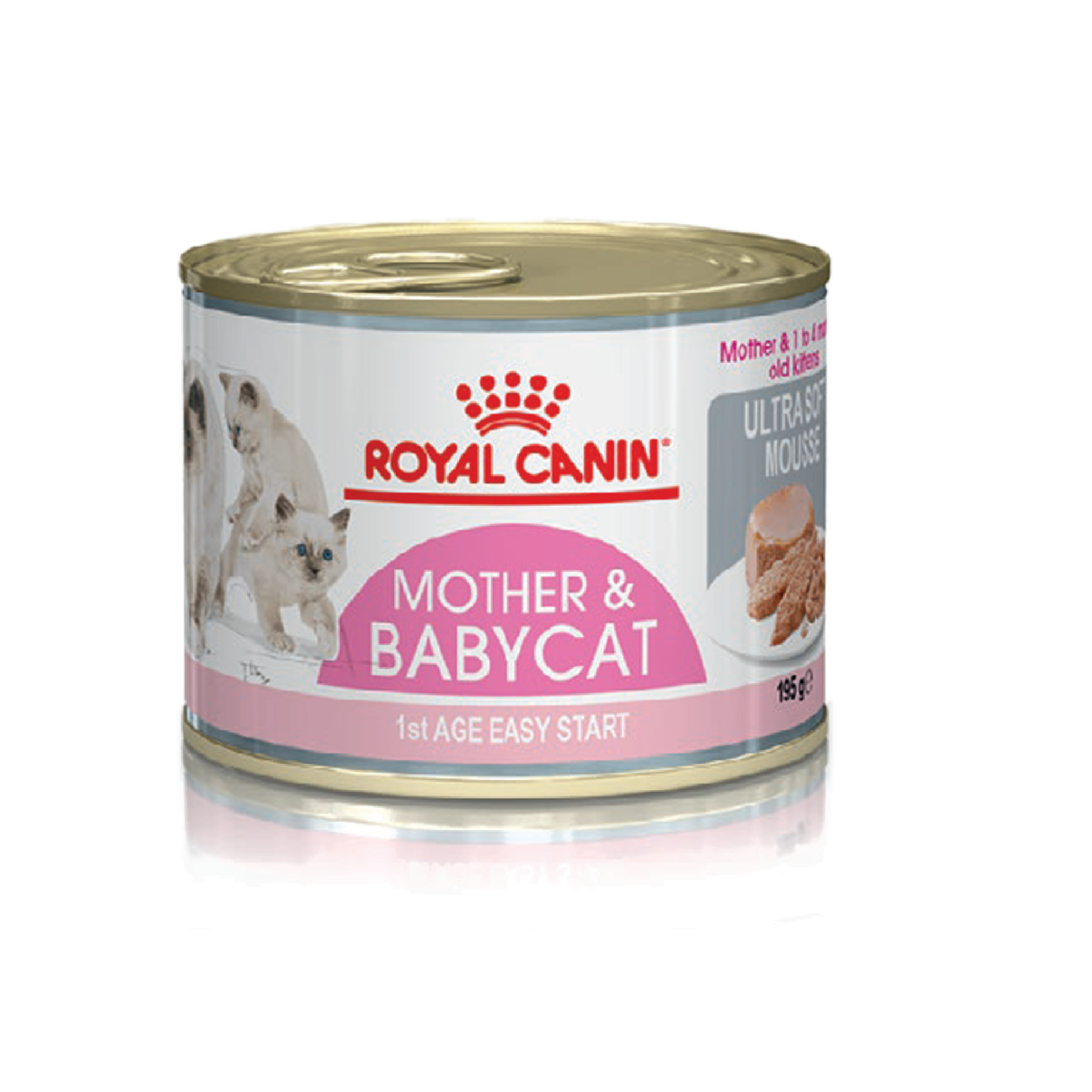 Pate Royal Canin Mother & Babycat cho mèo mẹ và mèo con 195g