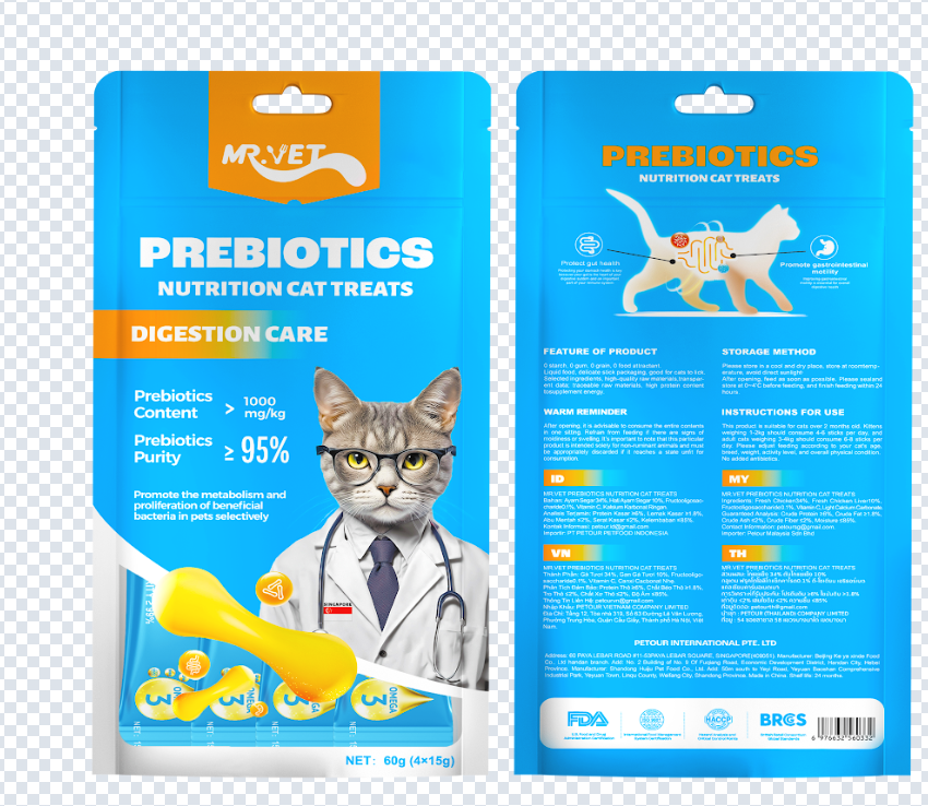 Súp bổ sung dinh dưỡng cho mèo MR.VET Nutrition Cat Treats 60g Chính Hãng