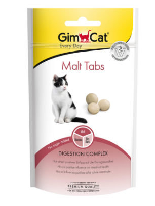 Snack Dạng Viên Hỗ Trợ Búi Lông cho Mèo - GimCat Malt Tabs 40G