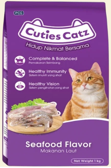 Hạt Cuties Catz 1kg cho mèo mọi lứa tuổi