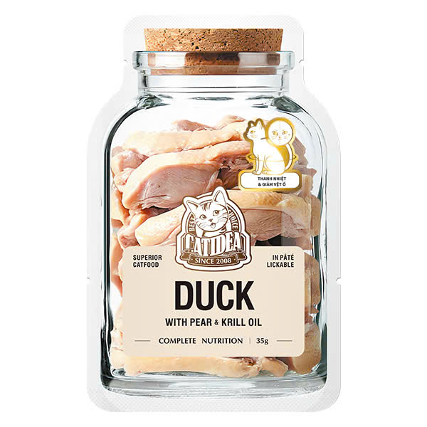 Pate Cho Mèo Real & Raw Catidea 35g