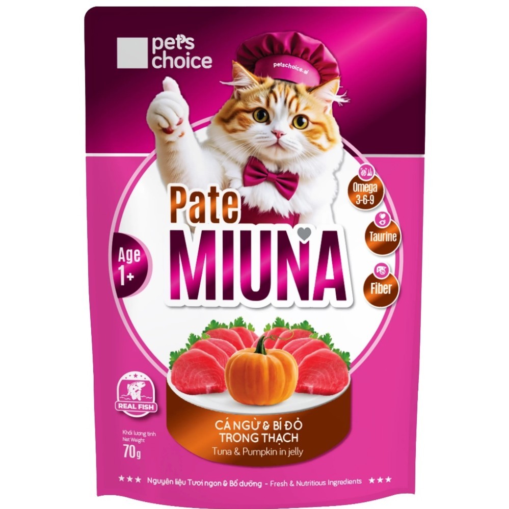 Pate mèo Miuna 70g