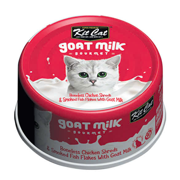 Pate sữa dê kitcat cho mèo lon 70g