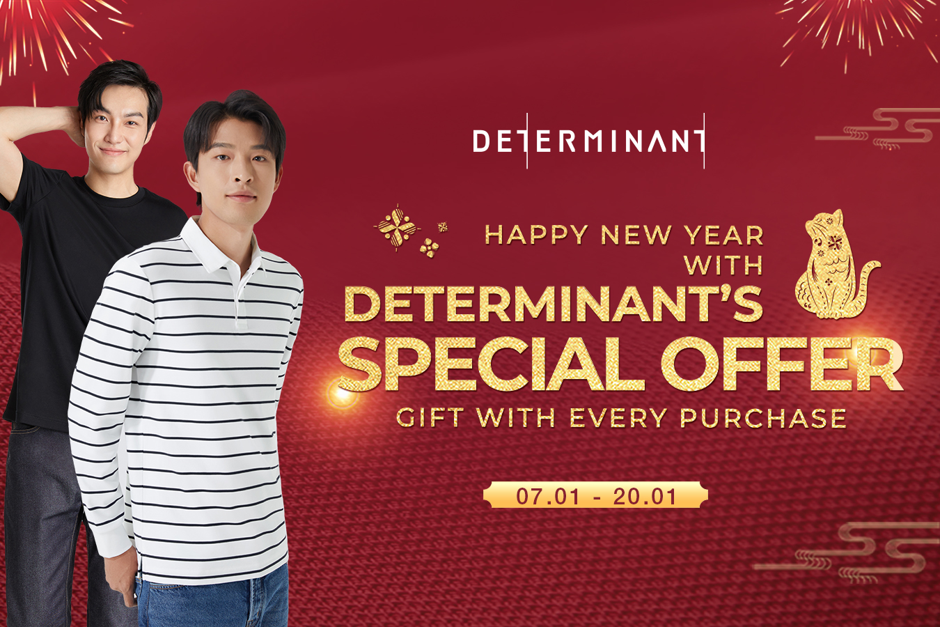 HAPPY NEW YEAR WITH SPECIAL OFFER OF DETERMINANT