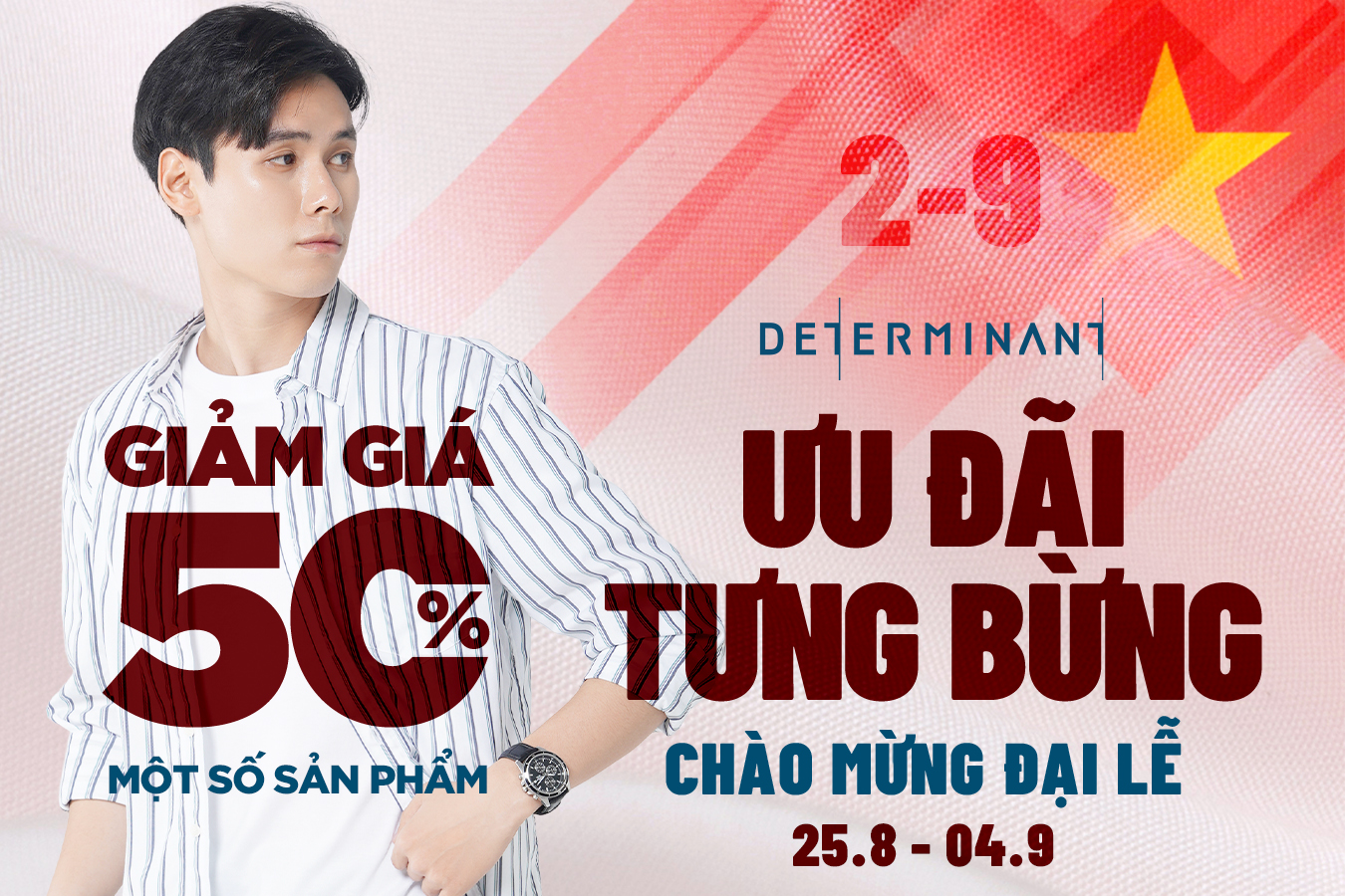 THỜI TRANG NAM 50% OFF | SALE SÂU MỪNG LỄ LỚN 2/9