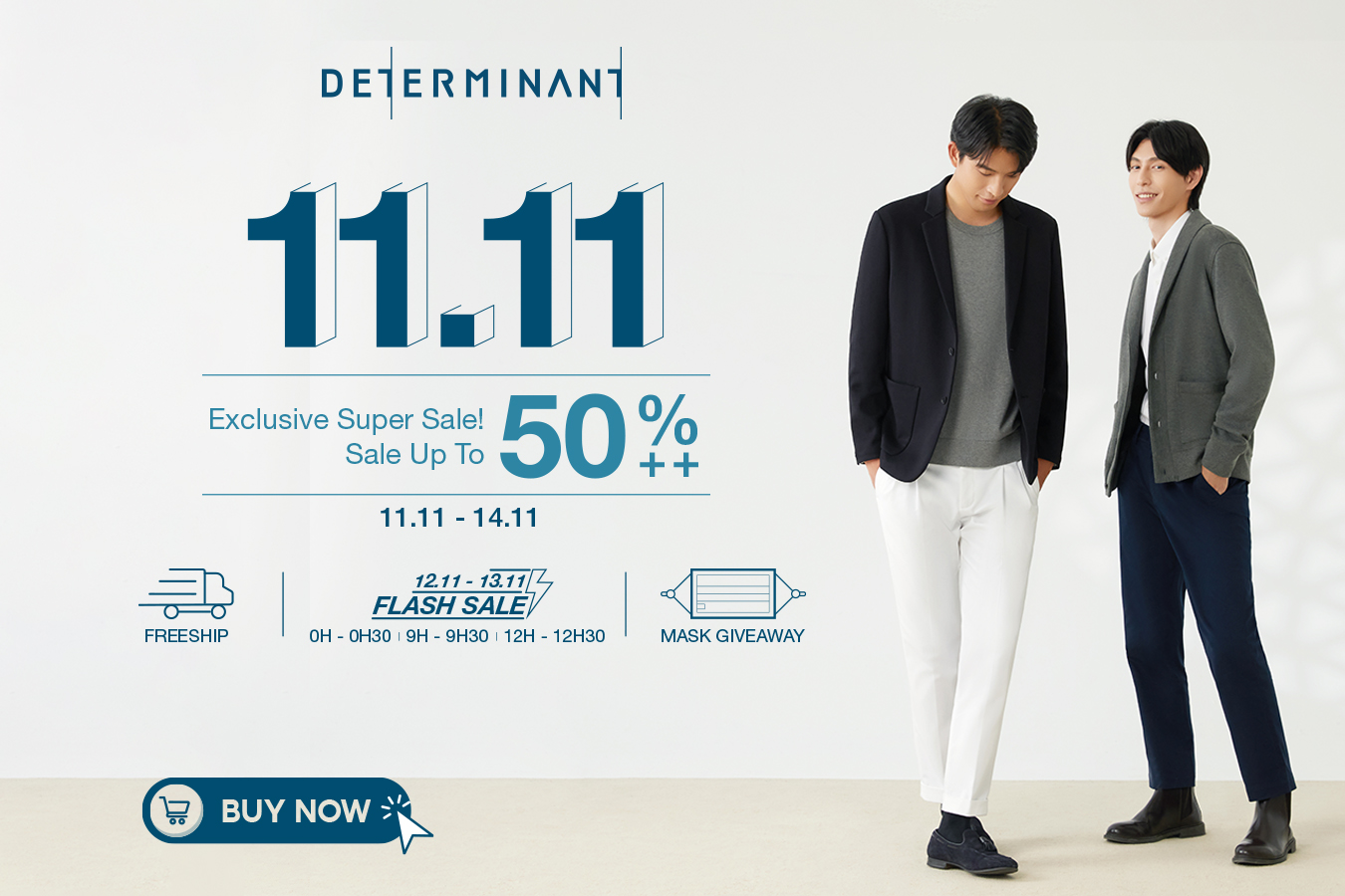 11.11 SUPER SALE - HUNTING THOUSANDS OF HOT DEALS MEN FASHION