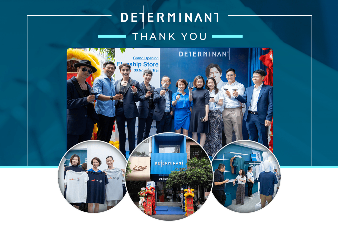 DETERMINANT RA MẮT FLAGSHIP STORE NGUYỄN TRÃI