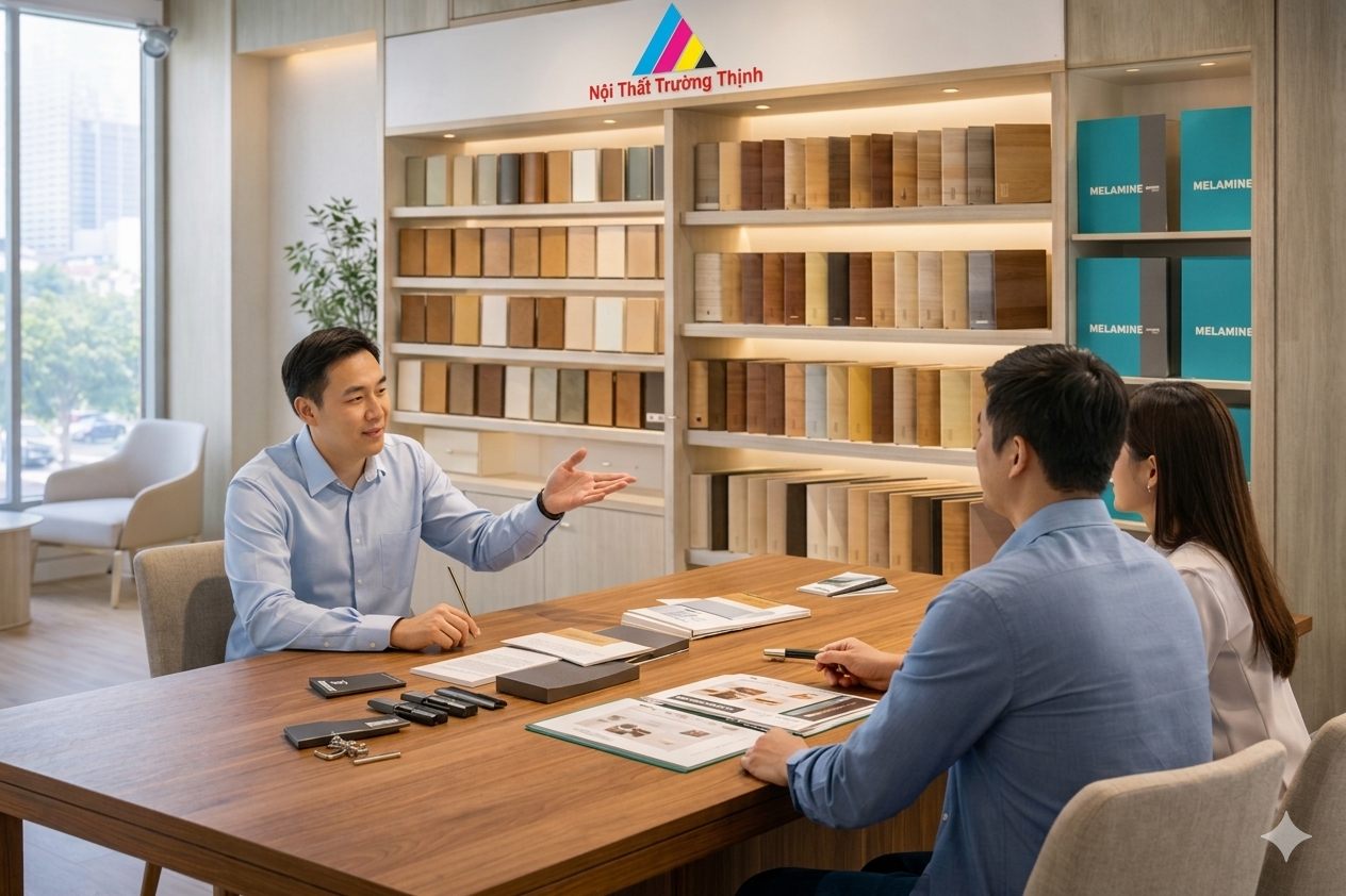 Tư vấn vật liệu cho khách hàng