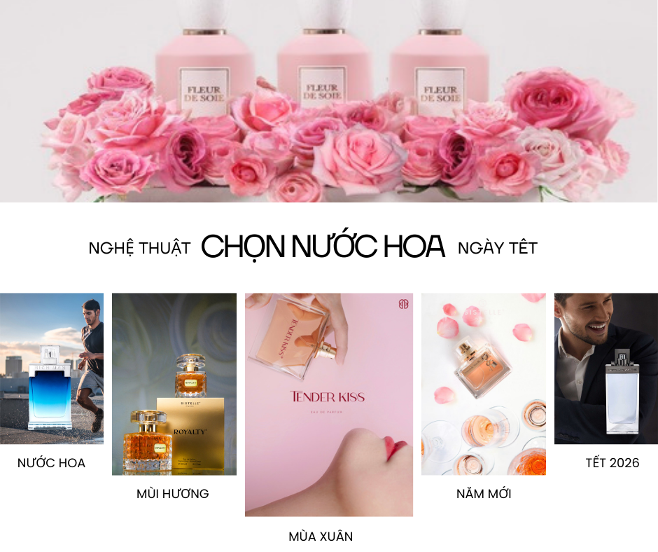 KHAI XUÂN ĐẬM DẤU ẤN: NGHỆ THUẬT CHỌN NƯỚC HOA NGÀY TẾT