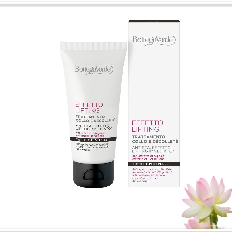 KEM DƯỠNG DA VÙNG CỔ VÀ NGỰC: EFFETTO LIFTING TRATTAMENTO COLLO E DÉCOLLETÉ