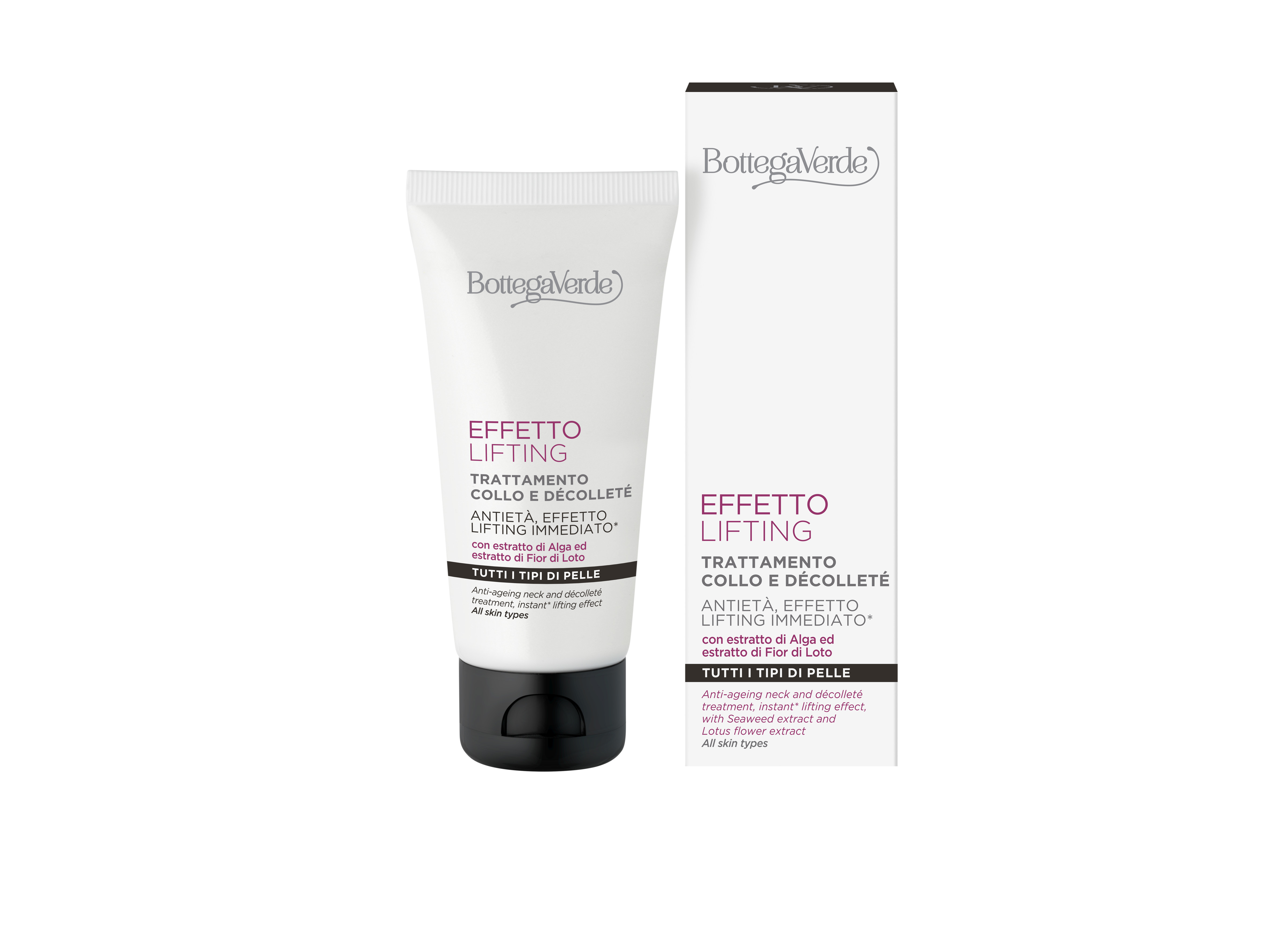 KEM DƯỠNG DA VÙNG CỔ VÀ NGỰC: EFFETTO LIFTING TRATTAMENTO COLLO E DÉCOLLETÉ