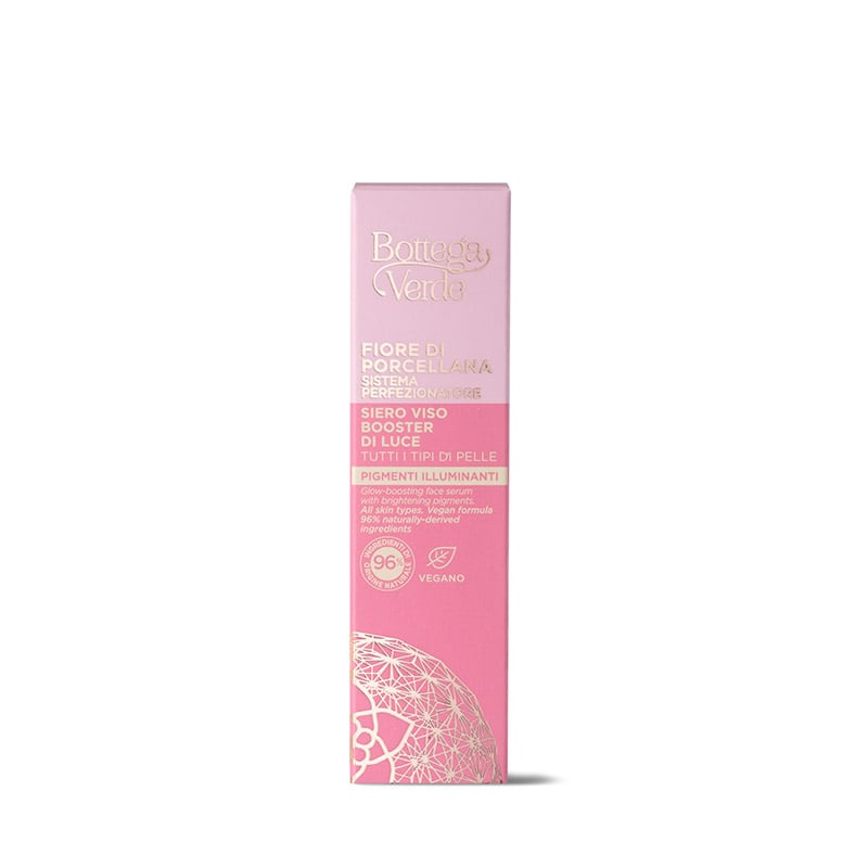 SERUM DƯỠNG DA: FIORE DI PORCELLANA SISTEMA PERFEZIONATORE SIERO VISO BOOSTER DI LUCE