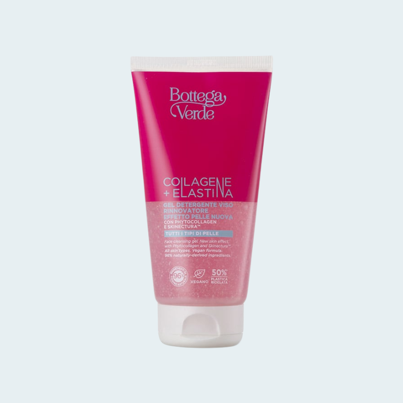 GEL RỬA MẶT: COLLAGENE + ELASTINA GEL DETERGENTE VISO RINNOVATORE EFFETTO PELLE NUOVA