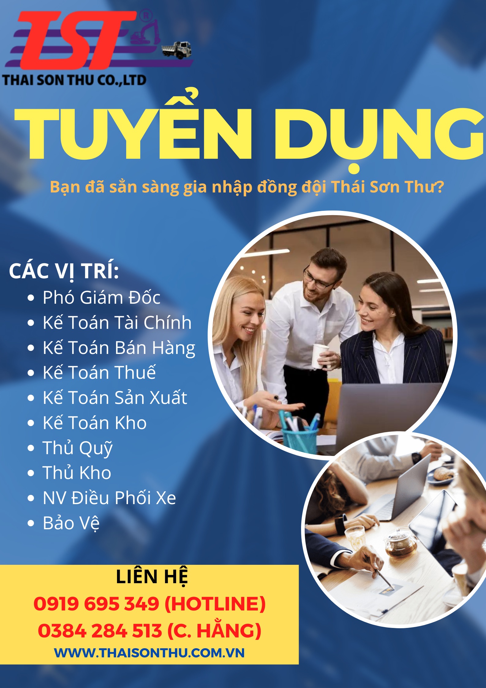 TUYỂN DỤNG GẤP - ĐI LÀM NGAY