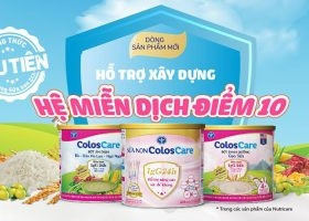 BỘT ĂN DẶM META CARE, COLOSCARE GIÀU DINH DƯỠNG CỦA NUTRICARE