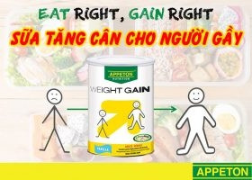 5 LOẠI SỮA TĂNG CÂN DÀNH CHO NGƯỜI GẦY ĐƯỢC YÊU THÍCH HIỆN NAY