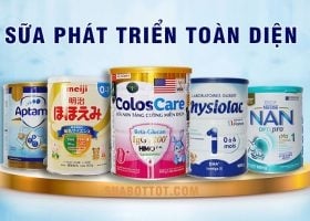 TOP 7 LOẠI SỮA PHÁT TRIỂN TOÀN DIỆN CHO TRẺ SƠ SINH VÀ TRẺ NHỎ