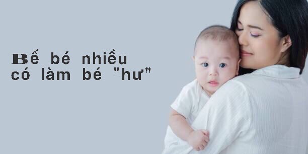 Bế bé nhiều có làm bé “hư” hay không?