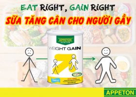 5 loại Sữa Tăng Cân dành cho Người Gầy được yêu thích hiện nay