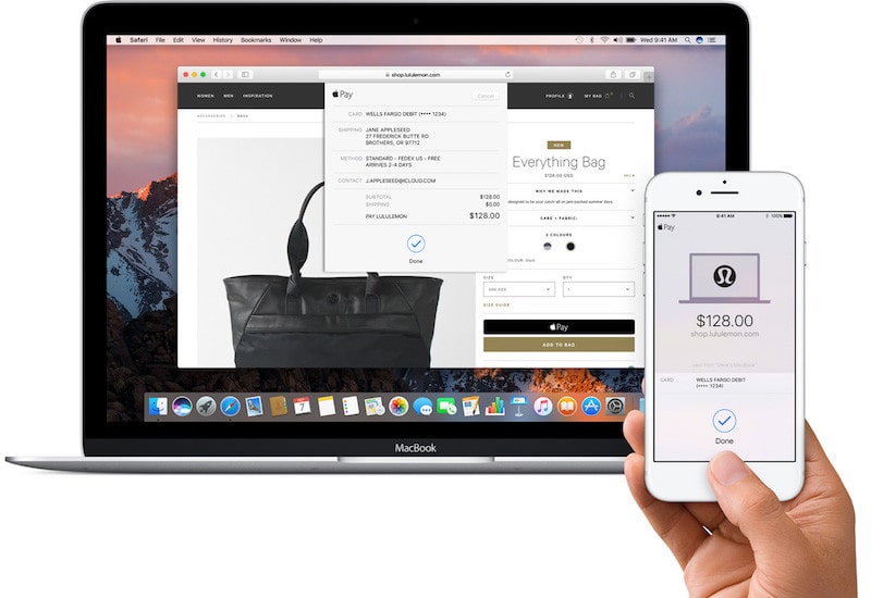 Apple Pay có trên Mac