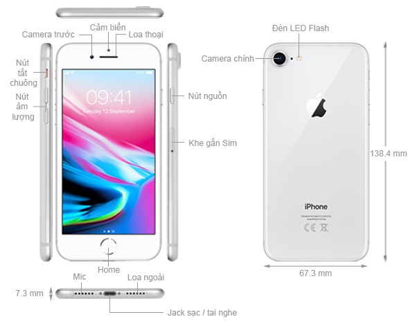 iPhone 8 64GB – Giá từ 2,790 triệu đồng