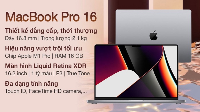 Hiệu năng vượt trội, chinh phục mọi tác vụ của Macbook Pro 16” 2021