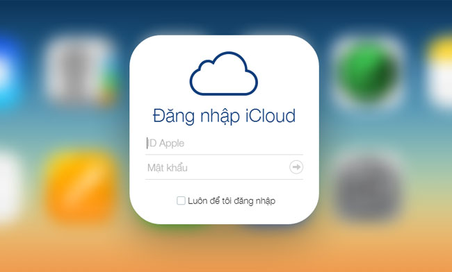 Tìm kiếm bằng iCloud trên máy tính