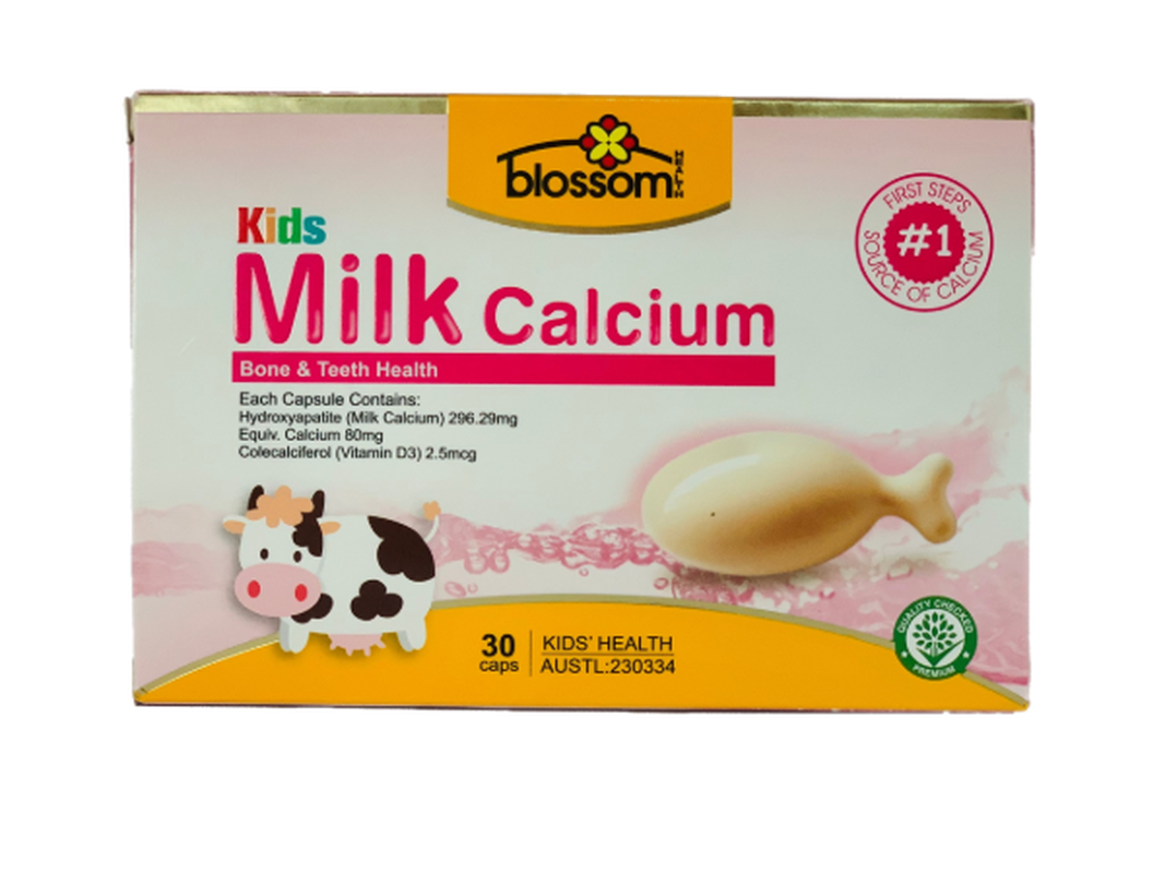 Viên sữa canxi Blossom Milk Calcium của Úc cho trẻ sơ sinh